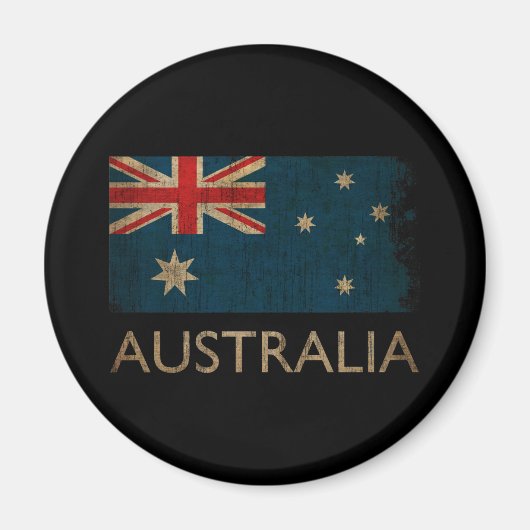 Vintages Australien Magnet (Vorne)