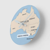 Vintages Australien Mauer Uhr | Retro Traveller (Winkel)