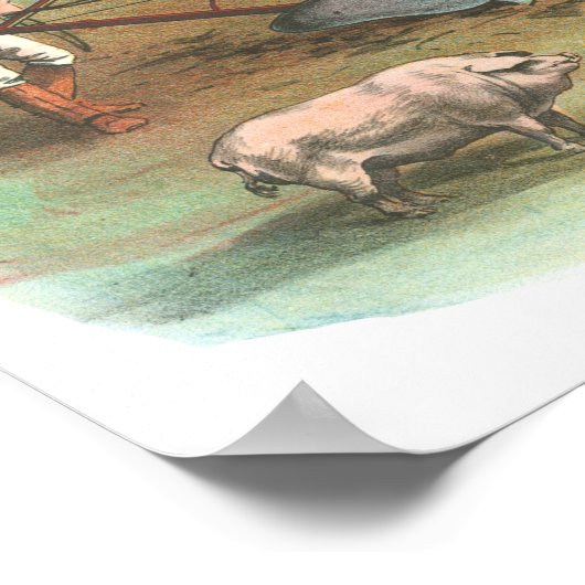 Vintages Australien Poster (Ecke)