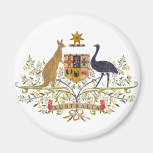Vintages Australien-Wappen Magnet