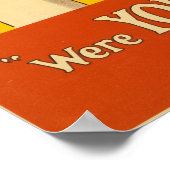 Vintages australisches Einlistungspaket Poster (Ecke)