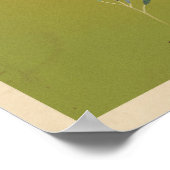 Vintages australisches Reiseplakat Poster (Ecke)