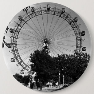 Vintages Austria Wien Prater Riesenrad Button
