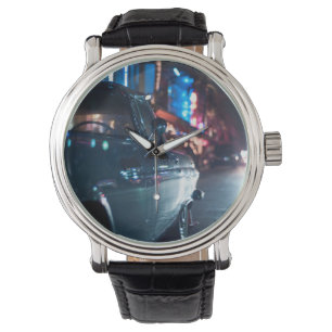Vintages Auto des Ozean-Antriebs Armbanduhr