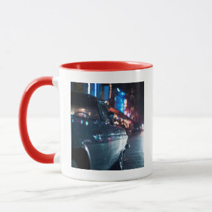 Vintages Auto des Ozean-Antriebs Tasse