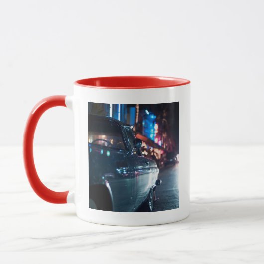 Vintages Auto des Ozean-Antriebs Tasse (Links)
