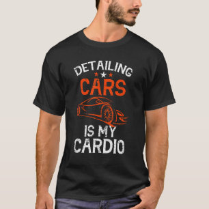 Vintages Auto Detaillierer Meme Auto-Detailinforma T-Shirt
