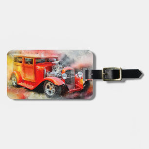 Vintages Auto Gepäckanhänger