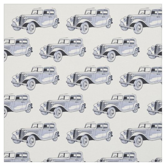 Vintages Auto-Gewebe Stoff (Muster)