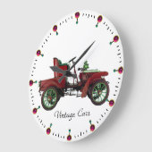 VINTAGES AUTO GROßE WANDUHR (Winkel)