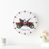 VINTAGES AUTO GROßE WANDUHR (Zuhause)