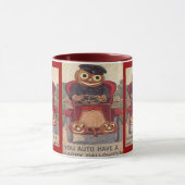 Vintages Auto Halloween Tasse (Zentrum)