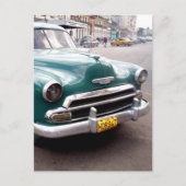 Vintages Auto in Kuba Postkarte (Vorderseite)