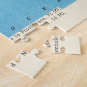 Vintages Auto Karte des Martha's Vineyard Puzzle (Seite)