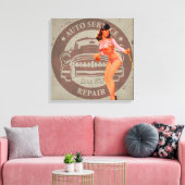 Vintages Auto Leinwanddruck (Insitu (Wohnzimmer))