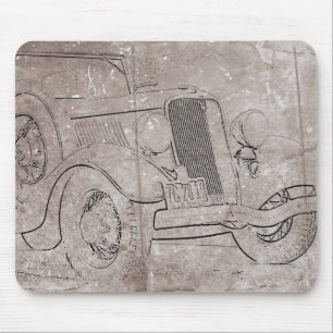 Vintages Auto-Maus-Pad Mousepad