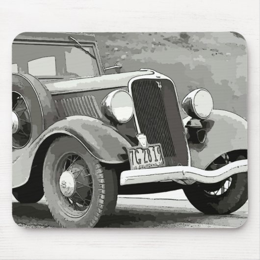 Vintages Auto-Maus-Pad Mousepad (Vorne)