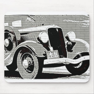 Vintages Auto-Maus-Pad Mousepad