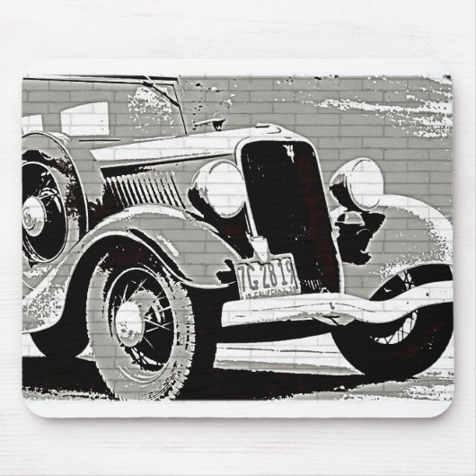 Vintages Auto-Maus-Pad Mousepad (Vorne)