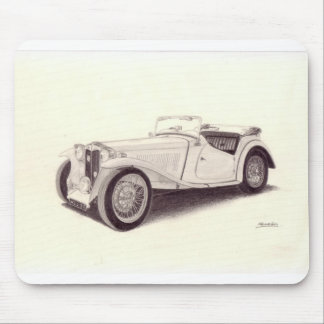 Vintages Auto: MG TC Mousepad