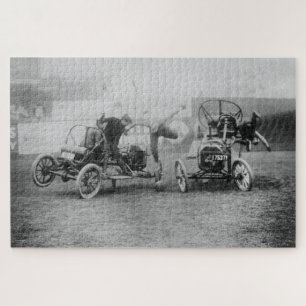 Vintages "Auto Polo" Sportwagen Motorsport Jigsaw Puzzle