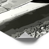 Vintages Auto-Poster Poster (Ecke)