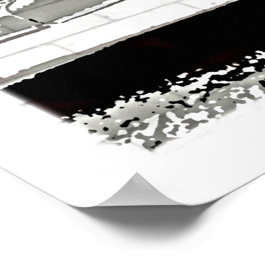 Vintages Auto-Poster Poster (Ecke)