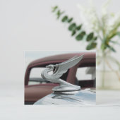 Vintages Auto Postkarte (Stehend Vorderseite)