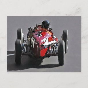 Vintages Auto Postkarte