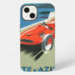 Vintages Auto Racing Cote D'Azur iPhone Hülle
