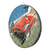 Vintages Auto Racing Dartscheibe (Vorderseite rechts)