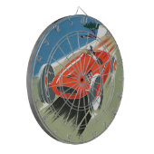 Vintages Auto Racing Dartscheibe (Vorderseite Links)