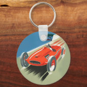 Vintages Auto Racing Schlüsselanhänger (Vorderseite)