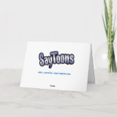 Vintages Auto Sankt Feiertagskarte (Rückseite)