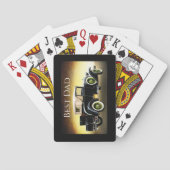 Vintages Auto Spielkarten (Rückseite)