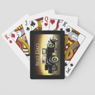 Vintages Auto Spielkarten