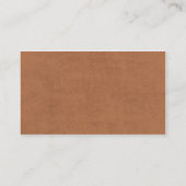 Vintages Auto Visitenkarte (Rückseite)