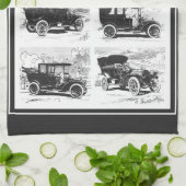 Vintages Autohandtuch Geschirrtuch (Gefaltet)