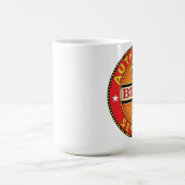 Vintages Autokennzeichen Kaffeetasse (Mittel)