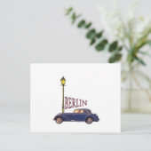 Vintages Automobil der 20er Jahre - Berlin Postkarte (Stehend Vorderseite)