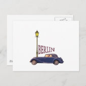 Vintages Automobil der 20er Jahre - Berlin Postkarte (Vorne/Hinten)