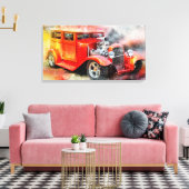 Vintages Automobil Leinwanddruck (Insitu (Wohnzimmer))
