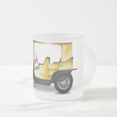 Vintages Automobil Mattglastasse (VorderseiteRechts)