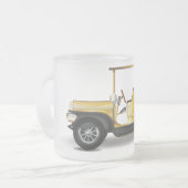 Vintages Automobil Mattglastasse (Vorderseite Links)