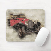 Vintages Automobil Mousepad (Mit Mouse)