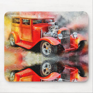 Vintages Automobil Mousepad
