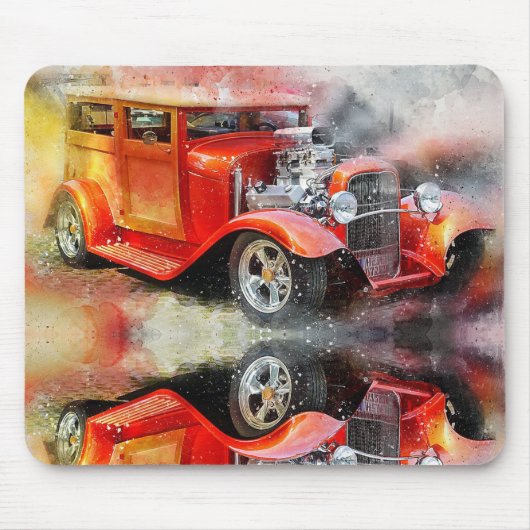 Vintages Automobil Mousepad (Vorne)