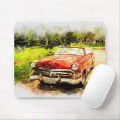 Vintages Automobil Mousepad (Mit Mouse)