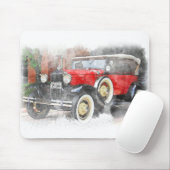 Vintages Automobil Mousepad (Mit Mouse)
