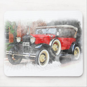 Vintages Automobil Mousepad